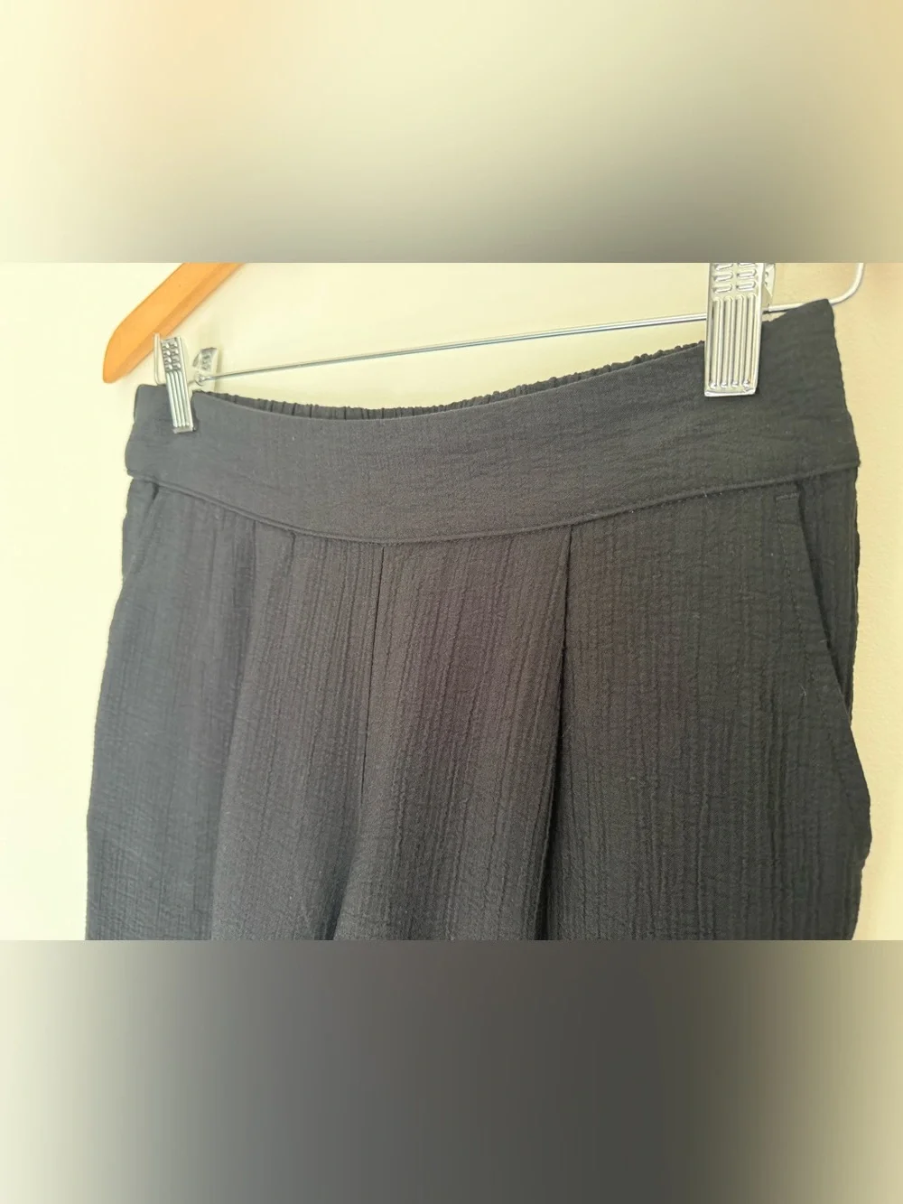 A New Day Black Flowy Wide Leg Pants